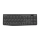 Складна бездротова клавіатура +миша WIWU KM-01 Office Black - зображення 2