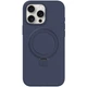 Чохол Silicone Case Full Protective with Ring для Apple iPhone 12 Pro Max (6.7") Dark Blue - зображення 1