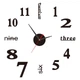 Настенные 3D-часы Clock3D, черные - изображение 1