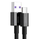 USB кабель USB на Type-C разъемы Baseus Superior Series Fast Charging (66W, 6А, 2m). Black - зображення 2