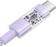 Кабель Type-C на Type-C Baseus Gem Fast Charging Data Cable 2m, 100W, 5A, 480 Mbps). Purple - зображення 4