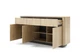 Комод Торро / Torro 3D3S/163 3-дверный с 3 ящиками Дуб кремона/черный Perfect Home - изображение 7