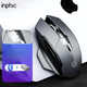 Мышь беспроводная INPHIC A1 с подключением USB 2.4Gz + Bluetooth, с аккумулятором и 2400 DPI, grey - изображение 4