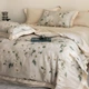 Літній комплект з покривалом Diana Textile тенсел, Бежевий, Євро, 200x230 см, 230x245 см, 50x70 см 2 шт - зображення 3