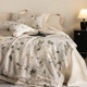Літній комплект з покривалом Diana Textile тенсел, Бежевий, Євро, 200x230 см, 230x245 см, 50x70 см 2 шт - зображення 4