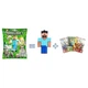 Игрушка фигурка Майнкрафт в пакете, герои пиксельного мира Minecraft + 3 коллекционные карты. - изображение 2