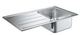 Кухонна мийка Grohe K500 45-S Нержавіюча сталь (31571SD0) - зображення 1