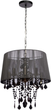 Lampa wisząca Light Prestige Mona 5xE14 Czarna (LP-5005/5P) - obraz 1