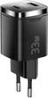 Сетевое зарядное устройство для ESSAGER Gamet 33W GaN Digital Display A+C Black (ECT33W-GMB01-Z) - изображение 4