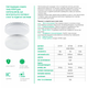 Светодиодная LED лампа Feron LB-153 10W GX53 220V 820Lm Ø73х27мм 4000K белый нейтральный свет - изображение 4