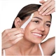 Женский триммер для лица Flawless Dermaplane Glo эпилятор для дермапланинга Белый с золотистым - изображение 5