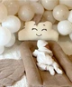 Кокон с крыльями Chickabiddy, кофейный хлопковый велюр, позиционер для малыша, гнёздышко для новорожденных, 0-9 мес, 90х50см - изображение 2