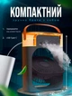Мини кондиционер вентилятор портативный увлажнитель воздуха от USB ночник с отсеком для льда и воды с LED подсветкой UKC Графит - изображение 3