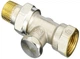 Клапан запірний Danfoss RLV-S, DN15, вх. 1/2" - вих. 1/2", прямий, нікель - изображение 1