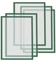 Рамки магнітні A4 зелені Magnetofix Frame Green Set - зображення 2
