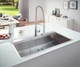 Кухонная мойка Grohe K800 1024 x 560 мм 1 чаша матовая (31586SD0) - изображение 3