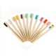 Бамбукові зубні щітки Natural Bamboo Toothbrush 10 штук в наборі - зображення 4