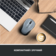 Мышь беспроводная Logitech M325s Light Silver (910-006813) - изображение 6