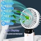 Вентилятор N15, акумуляторний, 1800mAh, портативний, ручний, з підставкою під телефон, Type-C, 2.5W, 3.5-7h, White - зображення 8