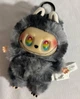 Мягкая игрушка брелок Labubu Лабубу 14 см тай-дай серый - изображение 4