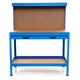 Стол рабочий Kraft&Dele KD640 1200x600x12 мм с ящиком и 12 крючками - изображение 3