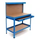 Стол рабочий Kraft&Dele KD640 1200x600x12 мм с ящиком и 12 крючками - изображение 7