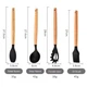 Набір кухонного приладдя 12 предметів Kitchen Set Чорний - зображення 7