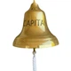 Дзвін корабельний бронзовий CAPITAN d=15 см - зображення 2