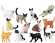 Развивающий набор фигурок Коты 12 шт (108-242) - изображение 4