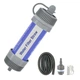 Портативний фільтр для води туристичний похідний Water Filter Straw на 8000 л блакитний - зображення 1