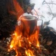 Котелок титановый Lixada 750 мл титановая кружка туристическая со складными ручками для кемпинга туризма и похода - изображение 5