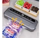 Вакуумный упаковщик Электрический для продуктов FKJ-5120 + 10 пакетов Вакууматор со встроенным резаком и дисплеем - изображение 9