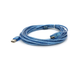 USB-подовжувач 2.0 AM/AF Voltronic 5 м, 1 ферит, Blue (YT-AM/AF-5.0TBL) - зображення 2