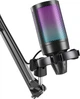 Мікрофон конденсаторний Fifine AmpliGame A6T USB кардіоїдний з підсвічуванням Black - зображення 4