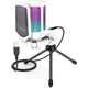 Микрофон конденсаторный Fifine A6VW USB с RGB кардиоидный подсветкой White - изображение 2