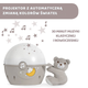 Lampka nocna projektor gwiazdek Chicco First Dreams Next2Stars Beżowy (8058664112463) - obraz 9