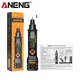 Тестер розеток анализатор цепей ANENG VD808 Black индикатор напряжения и детектор утечки NCV - изображение 10