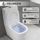 Унітаз-компакт Helmken 35276001 безободковий з сидінням Soft Close поліпропілен - зображення 4