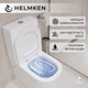 Унитаз-компакт Helmken 35276002 безободковый с сиденьем Soft Close дюропласт - изображение 4