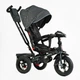 Велосипед 3-х колесный детский, Best Trike, надувные колеса, фара музыкальная, с USB, пульт. Black (150259) - изображение 1