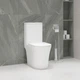 Унитаз-компакт Helmken 35373002 безободковый с сиденьем Soft Close дюропласт - изображение 9