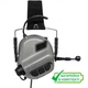 Тактические активные наушники Earmor М32 FG Серый - изображение 3
