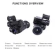 Монокуляр (прилад) з нічним баченням Vector Optics NVG 10 + WiFi на каску (до 800м) - зображення 3