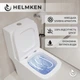 Унитаз-компакт Helmken 35900003 безободковый с сиденьем Soft Close полипропилен - изображение 4