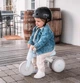 Детский беговел MoMi TEDI Light Blue беговел от 1 года легкий беговел для развития координации и баланса велобег универсальный удобное сиденье для прогулок детский велобег для раннего физического развития от 12 месяцев - изображение 3