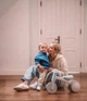 Детский беговел MoMi TEDI Light Blue беговел от 1 года легкий беговел для развития координации и баланса велобег универсальный удобное сиденье для прогулок детский велобег для раннего физического развития от 12 месяцев - изображение 4