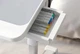 Складной регулируемый столик с наклоном, USB-вентилятором и подсветкой, высота 27–40 см, нагрузка до 50 кг, черный цвет, 2,6 кг - изображение 6