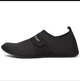 Взуття для пляжу і коралів аквашузи Diving shoes чорний плоска підошва 38-39 ( 24,5 см ) 223 - зображення 2