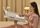 Складной регулируемый столик с наклоном, USB-вентилятором и подсветкой, высота 27–40 см, нагрузка до 50 кг, черный цвет, 2,6 кг - изображение 8