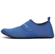 Обувь для пляжа и кораллов аквашузы Diving shoes синий плоская подошва 44-45 ( 27,5 см ) 221 - изображение 2